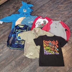 Reebok Kids Black Graphic T-Shirt